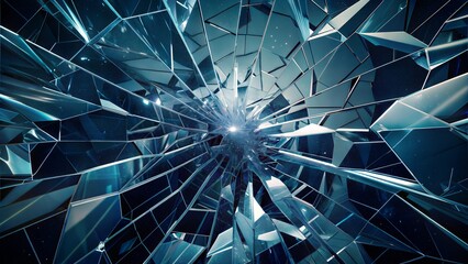 Shattered Glass Effect, Broken Fragments