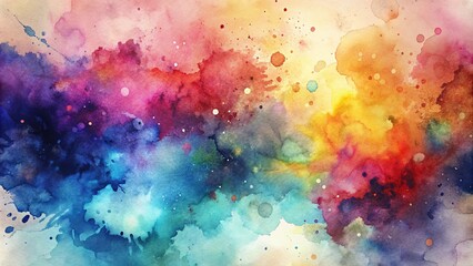 Color Explosion Watercolor Splash, Abstract Paint Effect