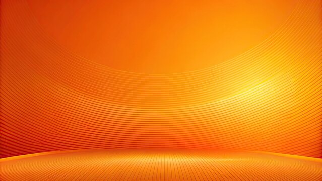 abstract orange gradient background with low angle perspective