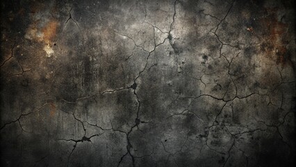 Grungy Dark Stone Texture, Worn Surface Design