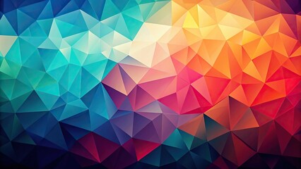 Obraz premium Abstract polygonal background with low poly style