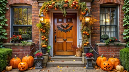 Obraz premium halloween decorations in doors