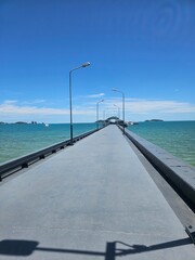 pier in the sea