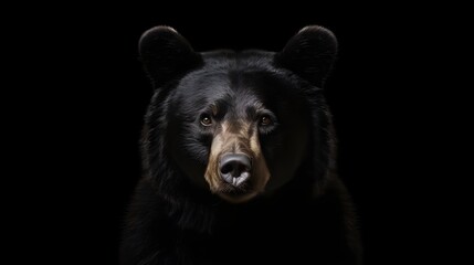 Fototapeta premium portrait of a black bear.