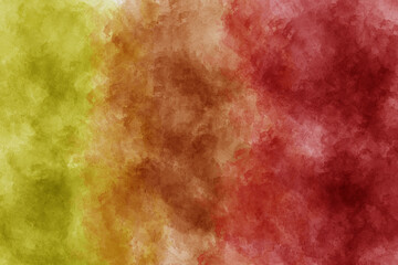 Abstract watercolor hand painted background autumn concept