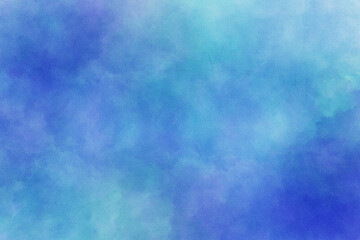 Abstract blue gradient watercolor background