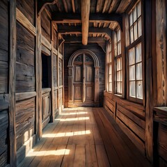 Old wooden interior