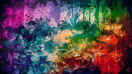 Abstract grunge colorful background