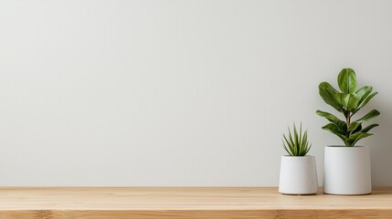 Fototapeta premium Tranquil Bamboo Workspace: Sustainable Design with Nature-Inspired Details and Natural Lighting, Ultra HD - Copy Space Available