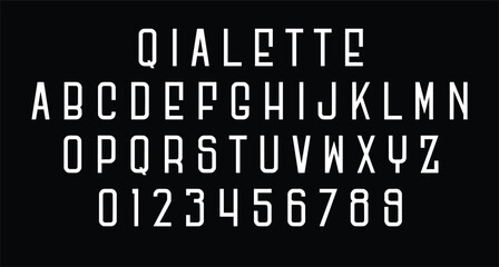 Qialette is a sans display decorative all caps font. With relax character, sharp stroke and looks fun to give you an extra creative work.