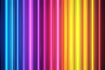Obraz premium Vibrant neon rainbow background overlay, perfect for energetic and youthful designs.