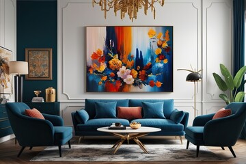 Vibrant Artwork with Bold Colors and Stunning Aesthetics for Stylish Home Decor