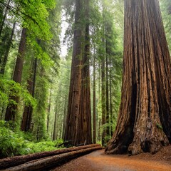 Majestic Redwood Forests of California, Towering Giants of the American West