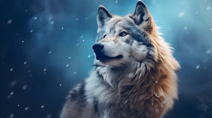 portrait of a wolf