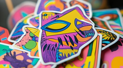 Y2K Retro Illustrations Stickers Set