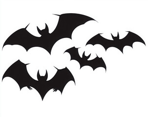 halloween bat and bats
