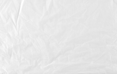 White fine plastic bag for packing, background and texture