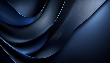 滑らかなマット質感の深いダークブルーやブラックの無地背景。控えめながらも高級感のある印象を与え、商品やテキストが引き立つデザイン