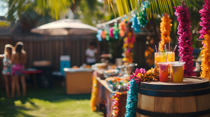 Tropical Luau Birthday Party