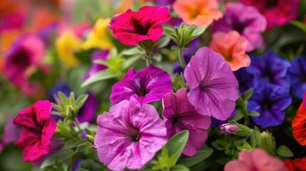 Fototapeta premium Summer garden petunia