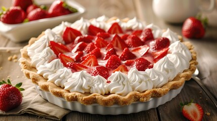 Strawberry and Cream Pie at McDonald s Festival