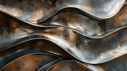 Steel with waves 16 9 proportion