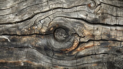 Text on Dried Wood Pattern Forever Connected