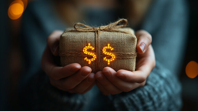 A fraudulent donation solicitation site tricking users into giving money to a fake charity, with cybersecurity warnings present.