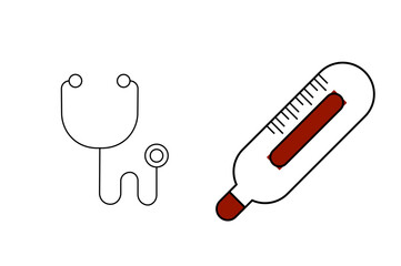 Medicine simple icon vector illustration