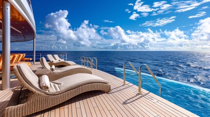 luxury cruise ship deck