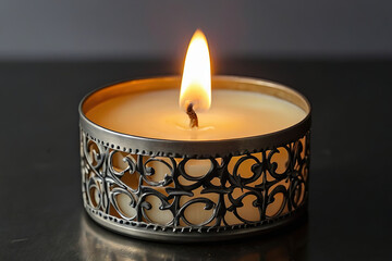 a beautiful candle