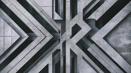 Abstract geometric background of the concrete
