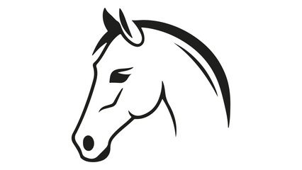 horse head symbol illustration