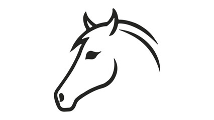 horse icon illustration in vector