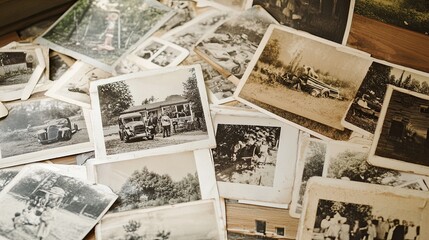 Vintage Collection of Black and White Photographs