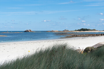 Magnifique vue sur la baie de Port-Blanc Penvénan en Bretagne