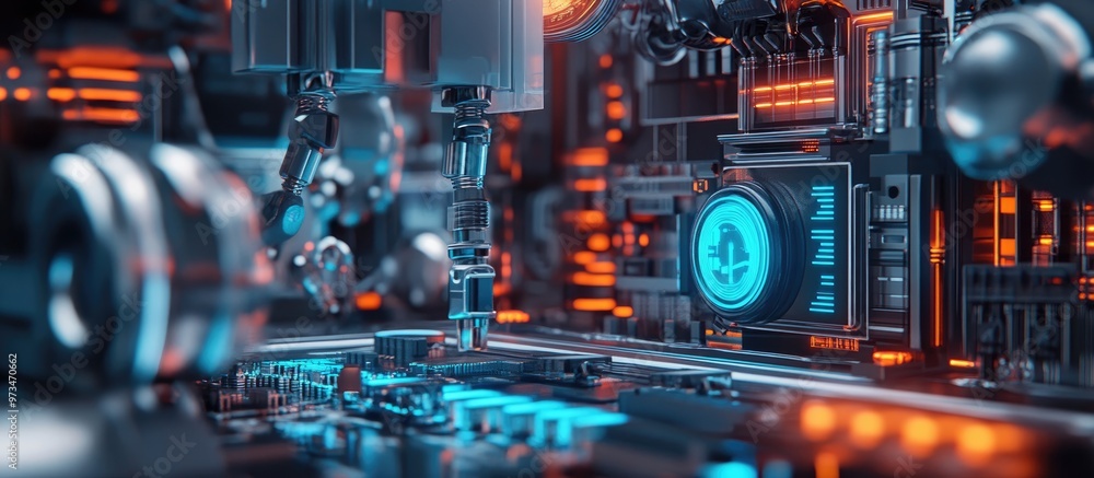 Poster advancements in robotics for industry 4 0 showcasing ai driven automation in smart manufacturing pro