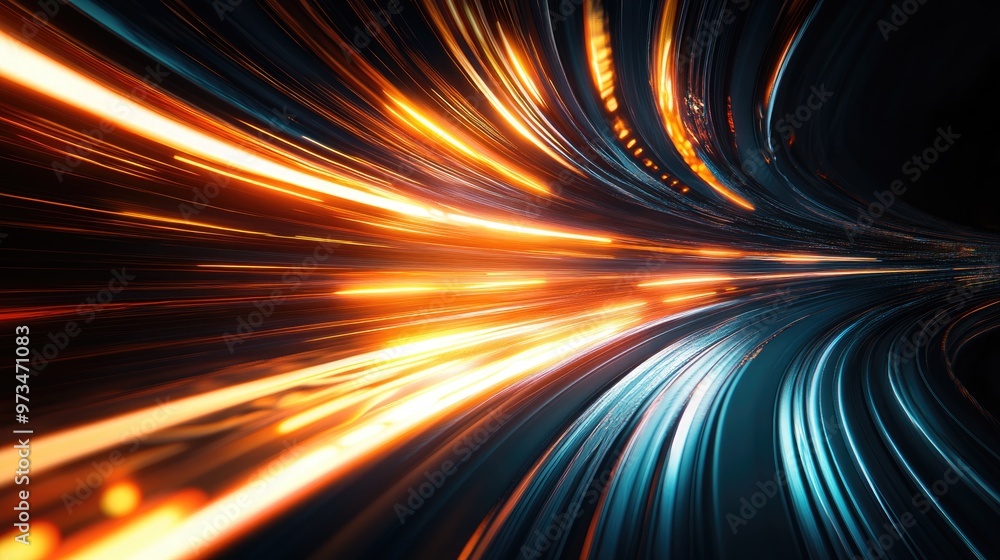 Poster modern abstract high speed motion effect png featuring futuristic dynamic technology suitable for ba