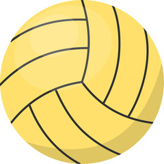 Water polo vector illustration. Sport ball vector