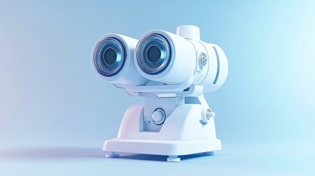 Synoptophore device used in a pediatric medical office for enhancing visual acuity and strabismus correction Advanced treatment for eye health in pediatric ophthalmology