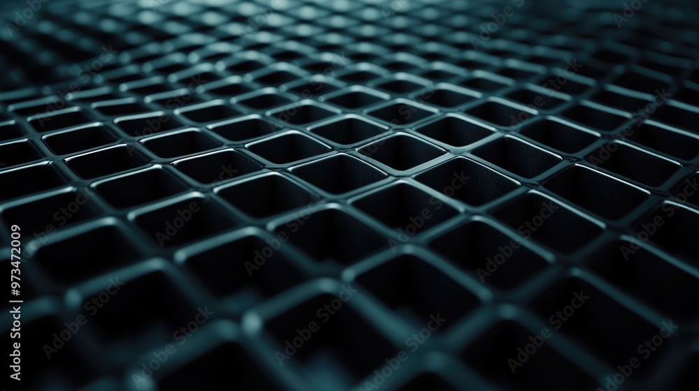 Aufkleber abstract dark background featuring a grid pattern suitable for contemporary design
