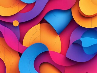 Vibrant colorful abstract background 