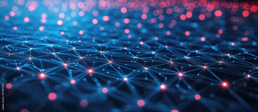 Aufkleber concept of advanced mobile networking high speed internet and modern technology in the context of ne