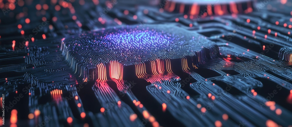 Aufkleber neural network concepts and deep learning in artificial intelligence illustrated through a 3d repres