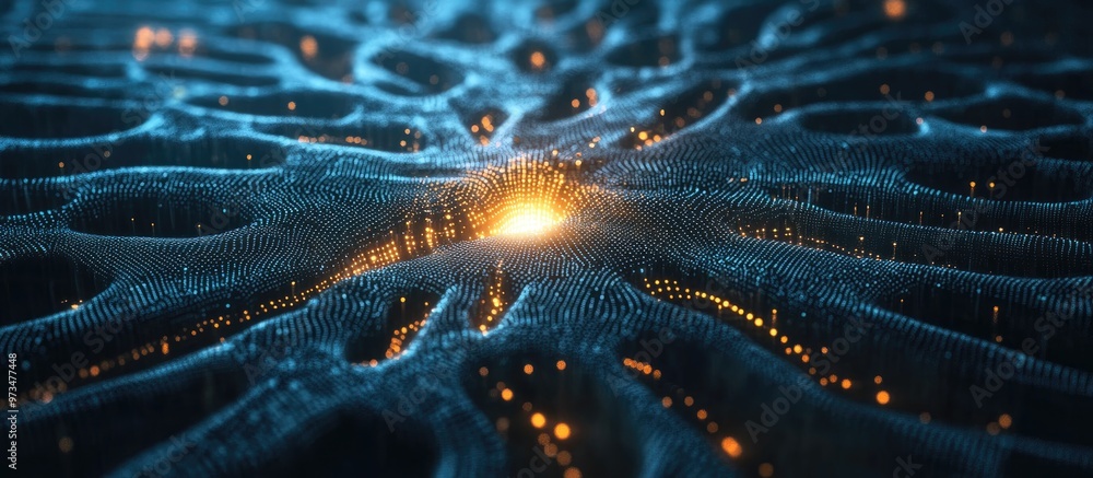 Aufkleber neural network featuring a single artificial connection within the context of nanotechnology