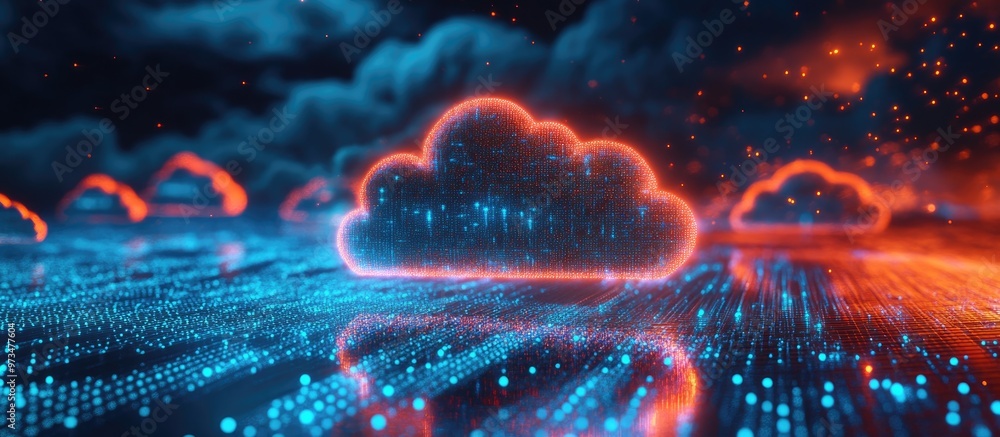 Poster connecting and exchanging information through global cloud networks utilizing high speed wireless da