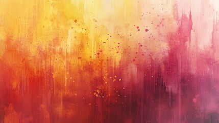 Watercolor and oil grunge background featuring textured strokes of colored paint alongside blurred spots created by brushes of various sizes and shapes