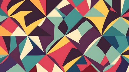 Abstract geometric background with poly pattern