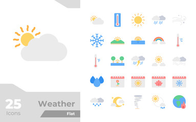 Weather Flat Icons