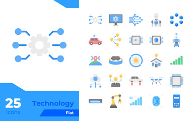 Technology Flat Icons